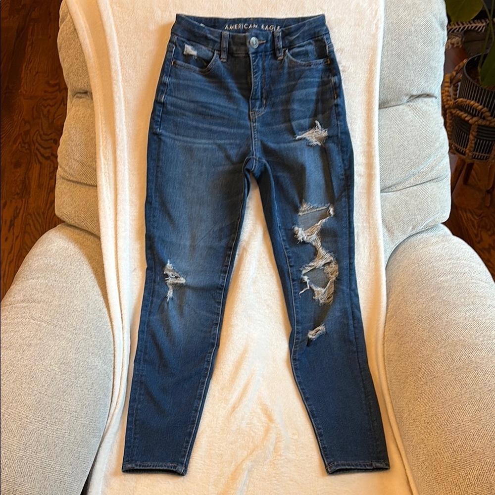 American Eagle Outfitters Blue Skinny Denim